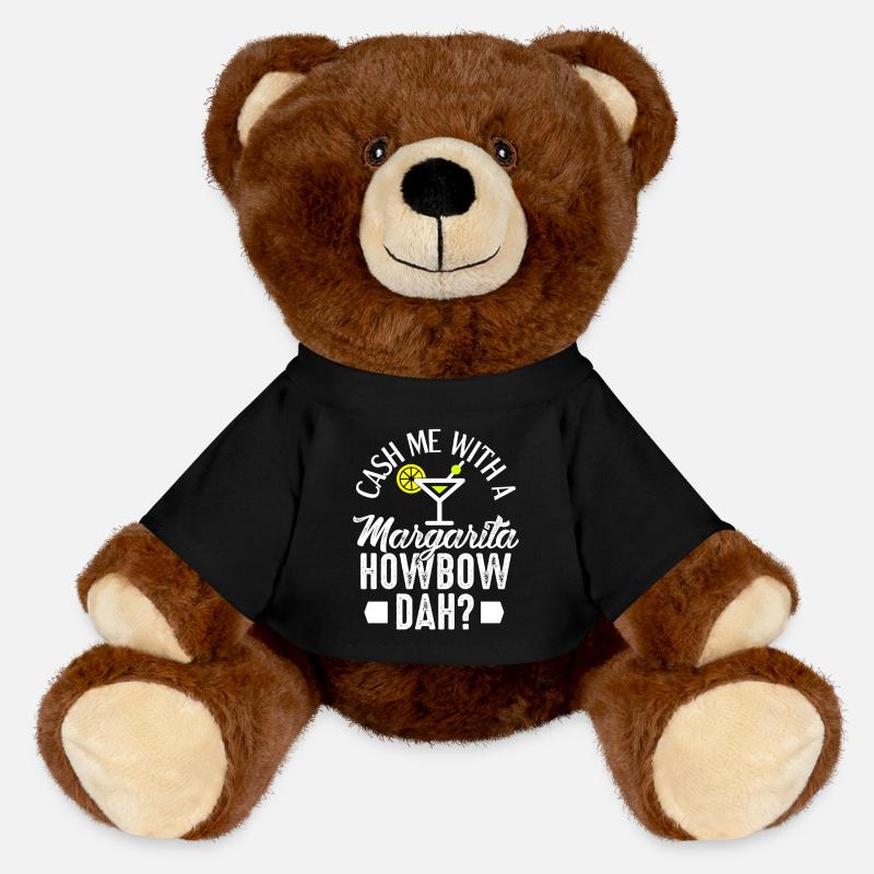 Catch me with a Margarita - how 'bout that? - MiniFeet® RecycelBär® Braun - Schwarz