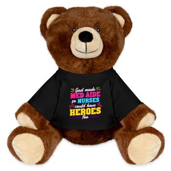 Medical Assistant MFA - MiniFeet® RecycelBär® Teddy Bear Brown - black - Front