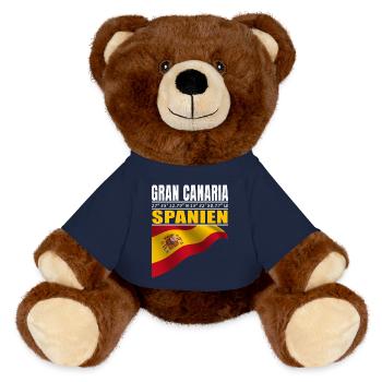 Gran Canaria - MiniFeet® RecycelBär® Teddy Bear Brown - french navy - Front