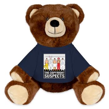 Die Urheberrechtsverdächtigen - MiniFeet® RecycelBär® Braun - French Navy - Vorne