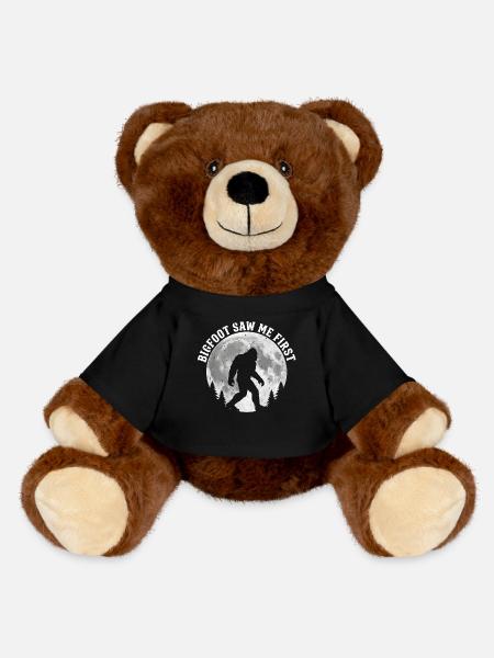 Bigfoot Sasquatch Yeti Cryptid Creatures Big Foot - MiniFeet® RecycelBär® Braun - Schwarz