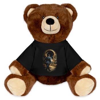 Real Estate Agent Broker - MiniFeet® RecycelBär® Teddy Bear Brown - black - Front