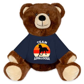 Team Appaloosa - MiniFeet® RecycelBär® Braun - French Navy - Vorne