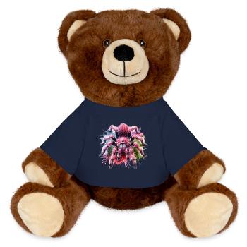 Don de la tarentule chilie - Nounours RecycelBär® marron - bleu marine - Devant