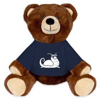 AA 28 - MiniFeet® RecycelBär® Braun - French Navy - Vorne