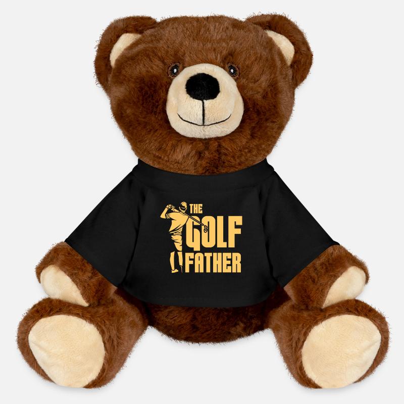 The Golf Father - Nounours RecycelBär® marron - noir