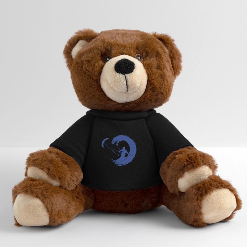Kitesurfer Silhouette Aventure De Vagues Géantes Nounours RecycelBär® marron