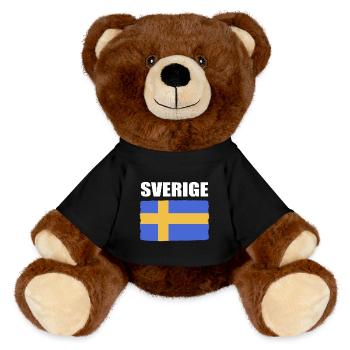 Suède Suédois - Nounours RecycelBär® marron - noir - Devant