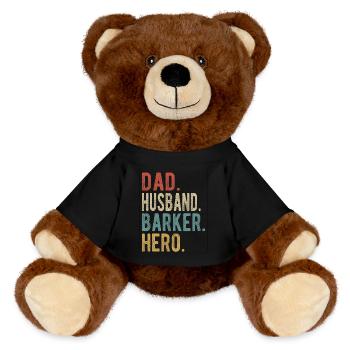 Barker Papa Mari Héros - Nounours RecycelBär® marron - noir - Devant
