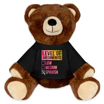 Espagnol - Nounours RecycelBär® marron - noir - Devant