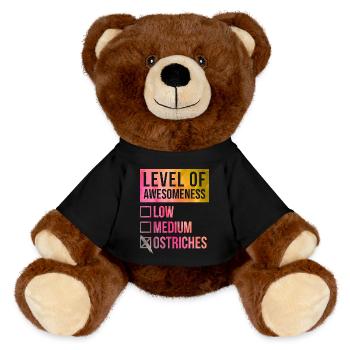 autruche - Nounours RecycelBär® marron - noir - Devant