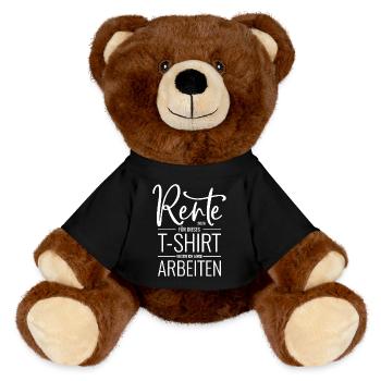 Rente 2026 - MiniFeet® RecycelBär® Braun - Schwarz - Vorne