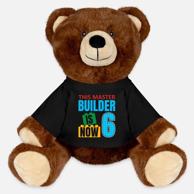 Ce constructeur est maintenant 6, Toy Blocks 6. - Nounours RecycelBär® marron - noir