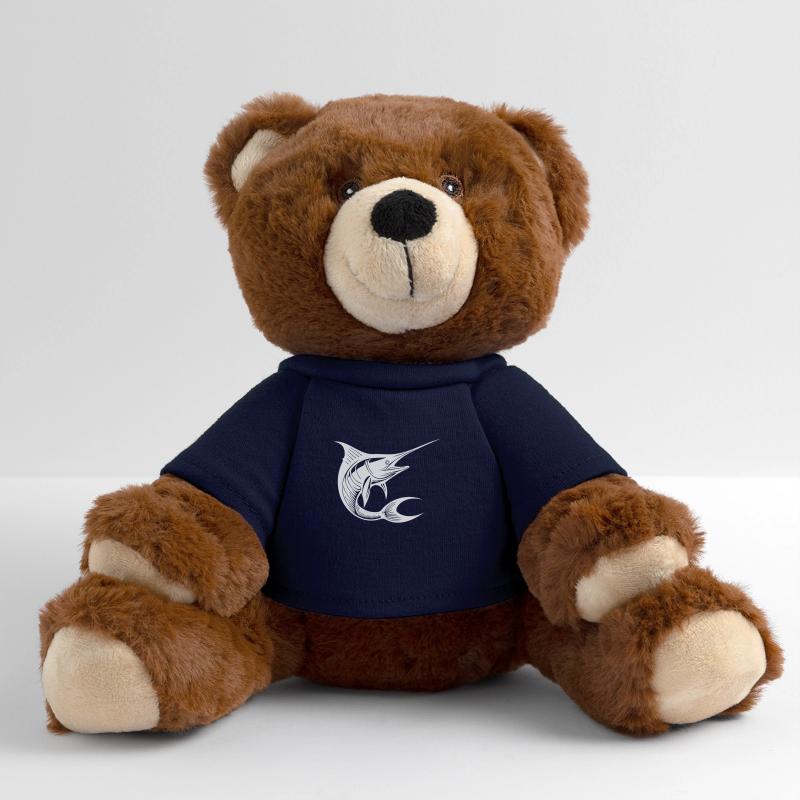 Fast sailfish - elegant fan fish MiniFeet® RecycelBär® Teddy Bear Brown
