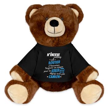 Puissance Routière - Nounours RecycelBär® marron - noir - Devant