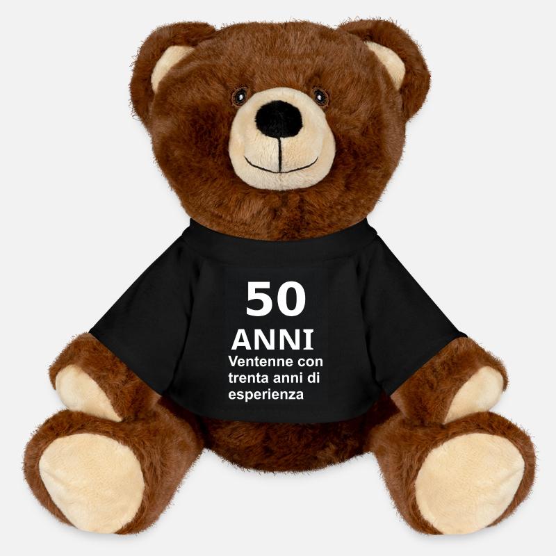 50 ans - Nounours RecycelBär® marron - noir