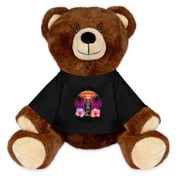 Mexiko RIP Sarkasmus - MiniFeet® RecycelBär® Braun - Schwarz - Vorne