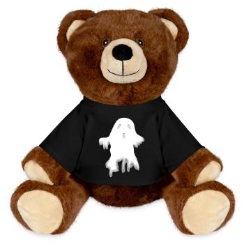 Ghost - MiniFeet® RecycelBär® Braun - Schwarz - Vorne