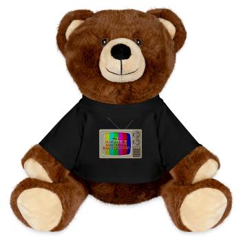 The Revolution Will not Be Mastercarded - MiniFeet® RecycelBär® Teddy Bear Brown - black - Front