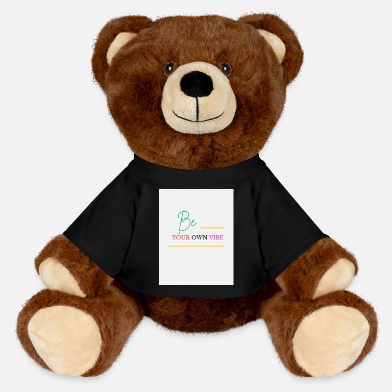 Sei dein eigener Vibe - MiniFeet® RecycelBär® Braun - Schwarz