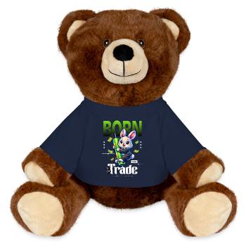 Born to Trade Rabbit Trading - MiniFeet® RecycelBär® Teddy Bear Brown - french navy - Front
