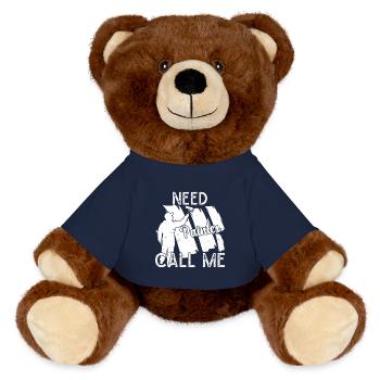 House Painter Hilarious Designs Unique Gifts - MiniFeet® RecycelBär® Braun - French Navy - Vorne