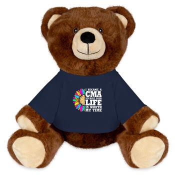 MFA Medical Assistant - MiniFeet® RecycelBär® Teddy Bear Brown - french navy - Front