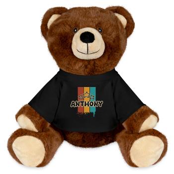 Anthony - MiniFeet® RecycelBär® Braun - Schwarz - Vorne