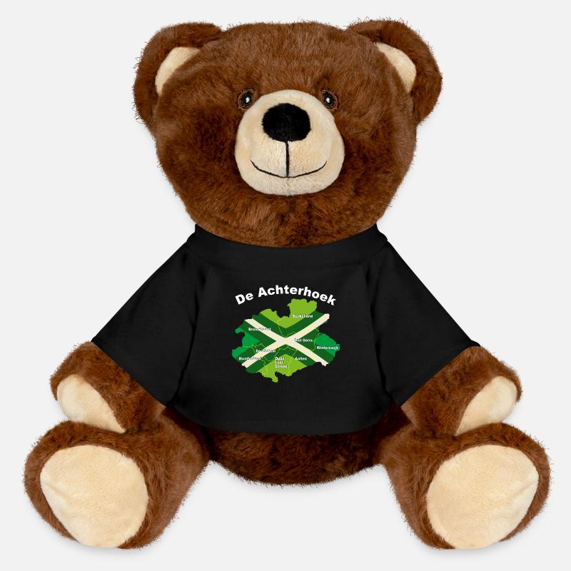 Plan du texte de l’Achterhoek - Nounours RecycelBär® marron - noir