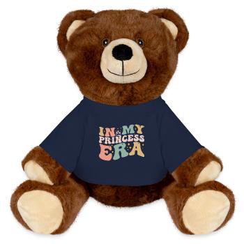 In My Princess Era | Princess Girls Kids Youth - Nounours RecycelBär® marron - bleu marine - Devant