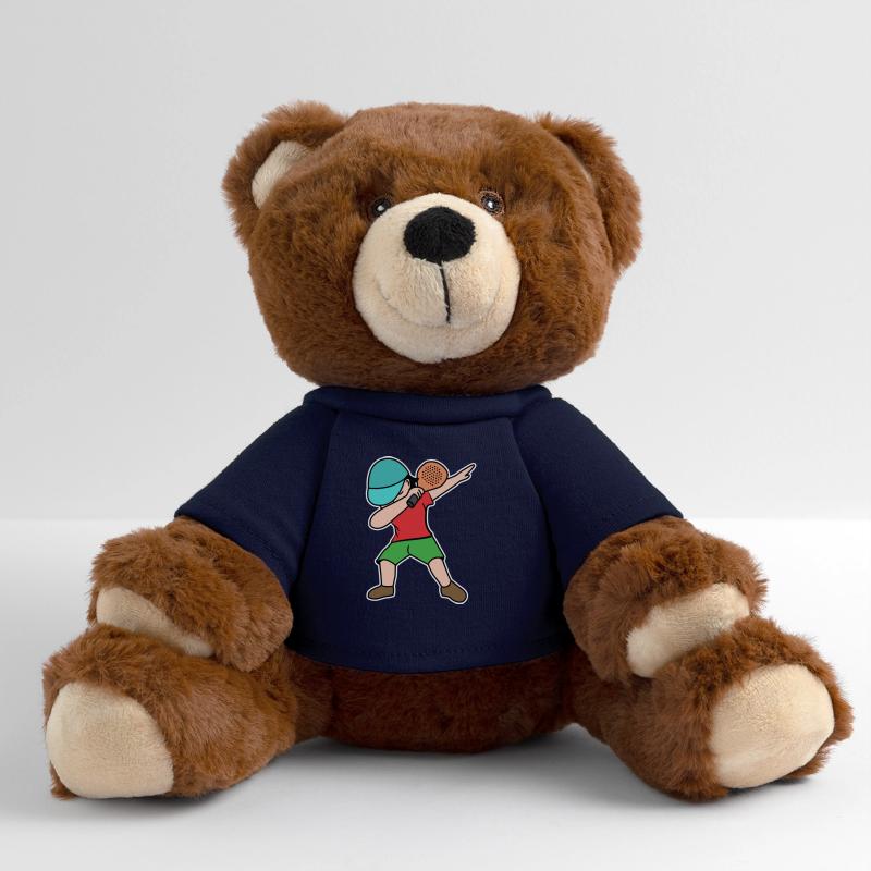 Jeu de padel Déclaration de padel Formation de raquette Nounours RecycelBär® marron
