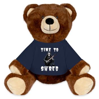Time To Shred Grim Reaper Guitar - MiniFeet® RecycelBär® Braun - French Navy - Vorne