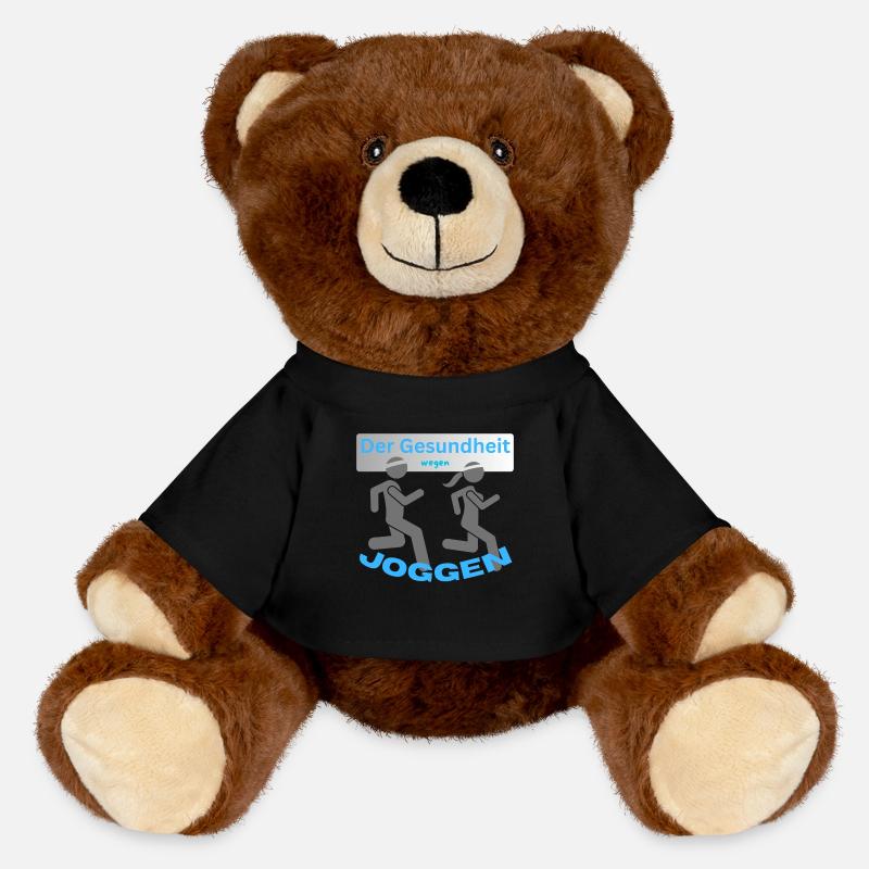 Joggen - MiniFeet® RecycelBär® Teddy Bear Brown - black