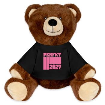2027 - MiniFeet® RecycelBär® Teddy Bear Brown - black - Front