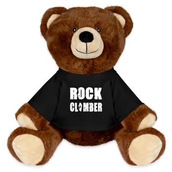 Rock Climber - MiniFeet® RecycelBär® Braun - Schwarz - Vorne