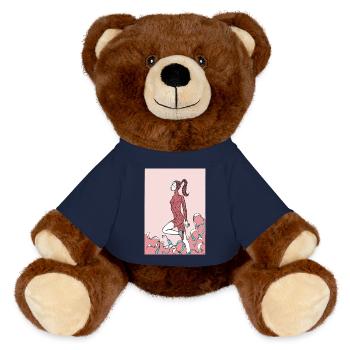 jazz - MiniFeet® RecycelBär® Braun - French Navy - Vorne