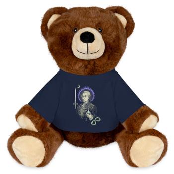 Saint-Germain - MiniFeet® RecycelBär® Teddy Bear Brown - french navy - Front