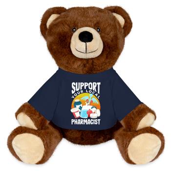 Apotheker Pharmazeutisch-technischer - MiniFeet® RecycelBär® Braun - French Navy - Vorne