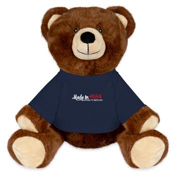 1984 - MiniFeet® RecycelBär® Teddy Bear Brown - french navy - Front