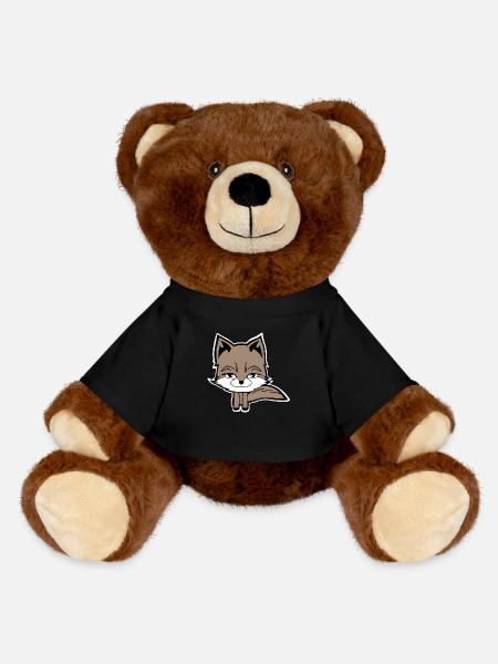 Fuchs - MiniFeet® RecycelBär® Braun - Schwarz