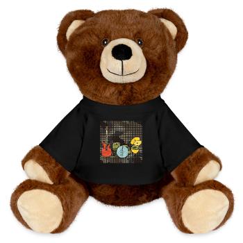 Musical Instruments - MiniFeet® RecycelBär® Teddy Bear Brown - black - Front