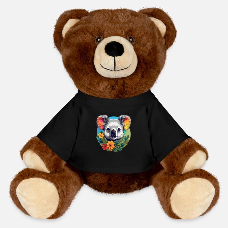 Koala - MiniFeet® RecycelBär® Teddy Bear Brown - black