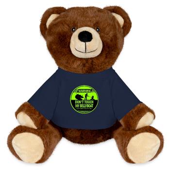 Avertissement de bateau ventral - Nounours RecycelBär® marron - bleu marine - Devant