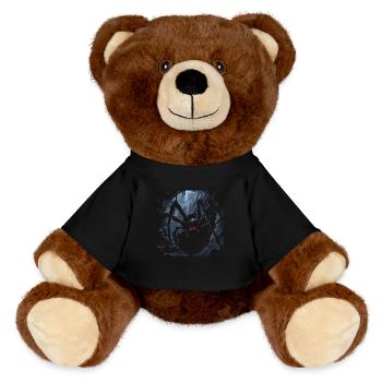 Die Spinnenkönigin - MiniFeet® RecycelBär® Braun - Schwarz - Vorne