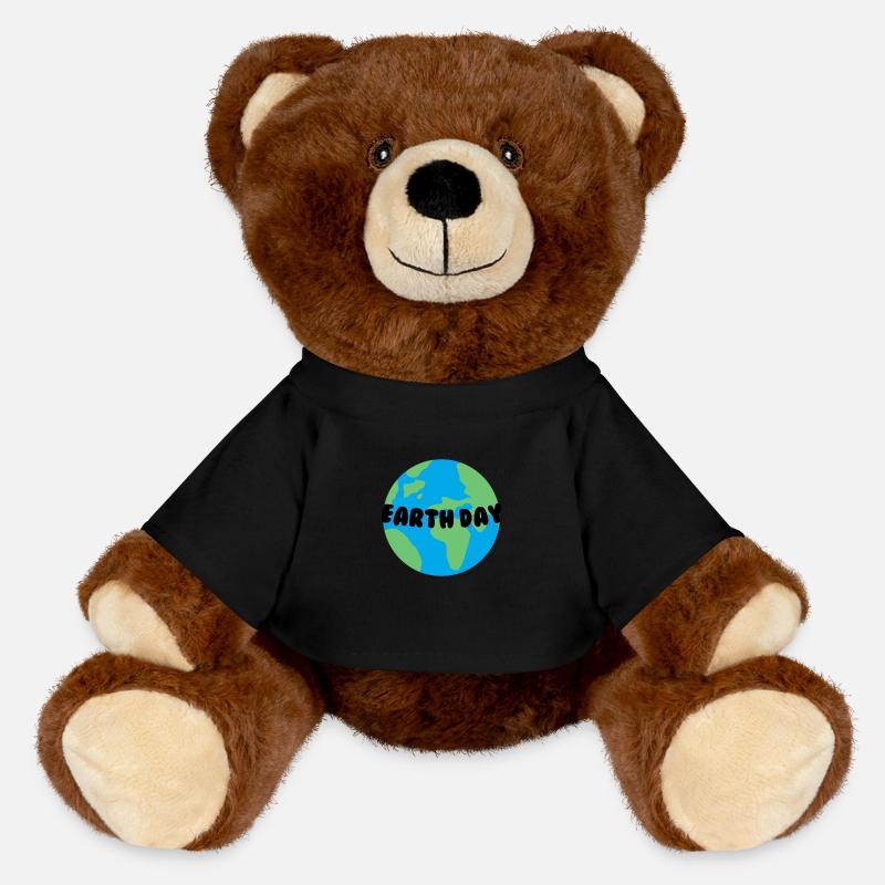 Earth Day - MiniFeet® RecycelBär® Teddy Bear Brown - black