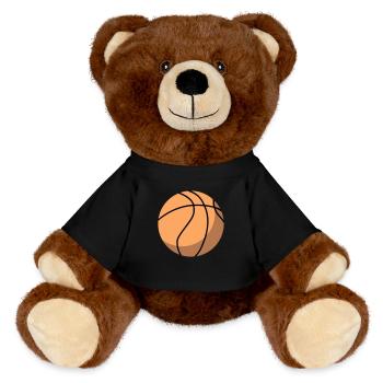 Basket-ball - Nounours RecycelBär® marron - noir - Devant