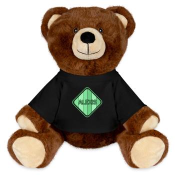Mädchen Alexis - MiniFeet® RecycelBär® Braun - Schwarz - Vorne