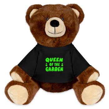 Garden - MiniFeet® RecycelBär® Teddy Bear Brown - black - Front