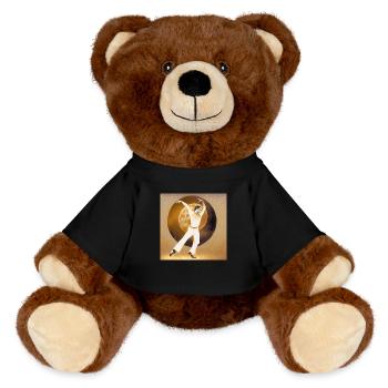 Energy - MiniFeet® RecycelBär® Teddy Bear Brown - black - Front