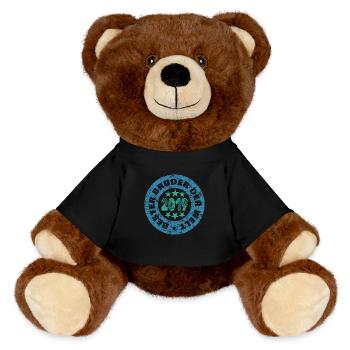 Vintage 2019 - MiniFeet® RecycelBär® Teddy Bear Brown - black - Front